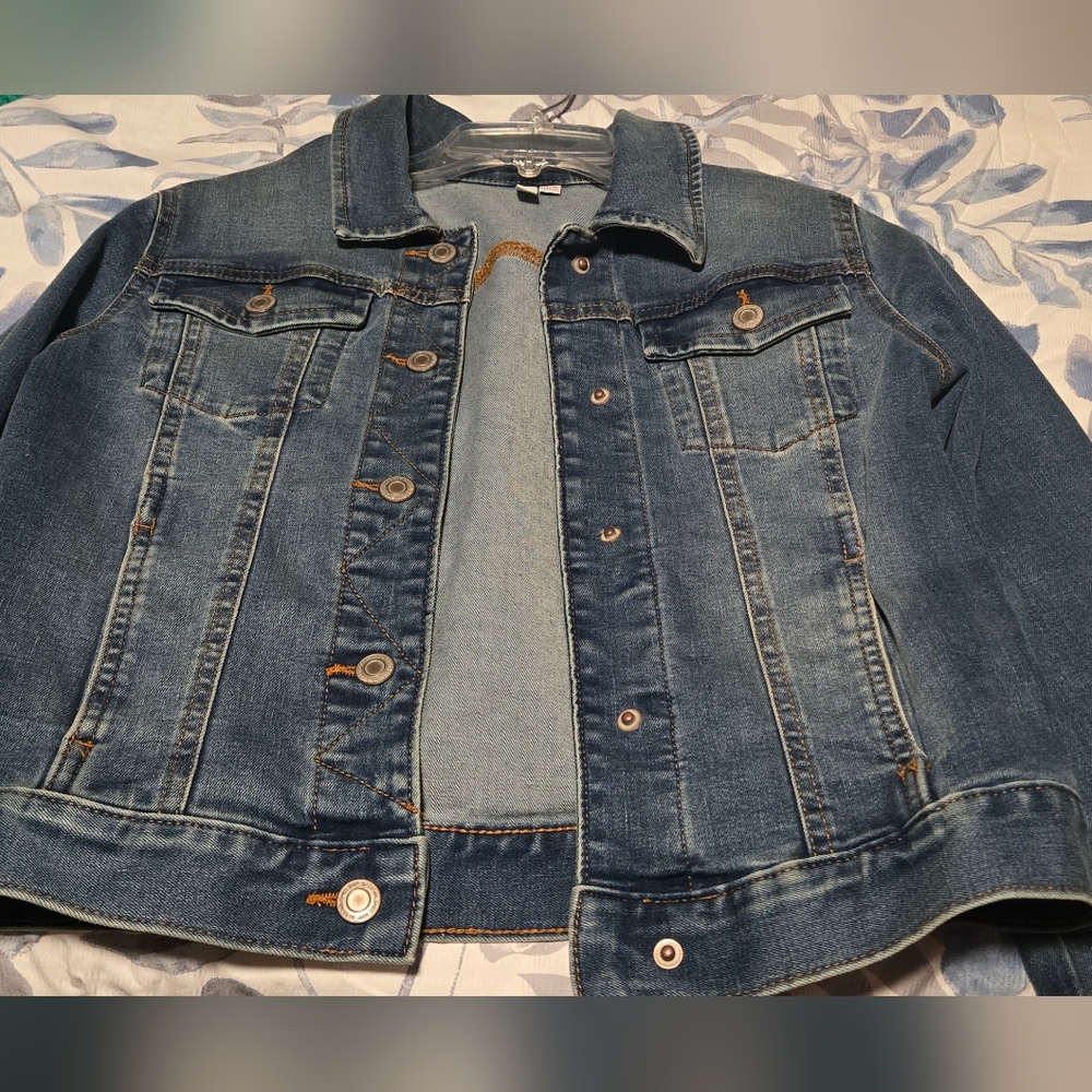 NWOT SO Girls Blue Jean Jacket Size 14/16